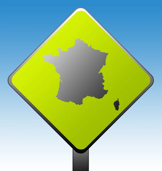 フランスの道路標識 — ストック写真