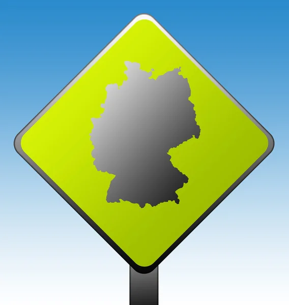 Germany road sign — Stock Photo, Image