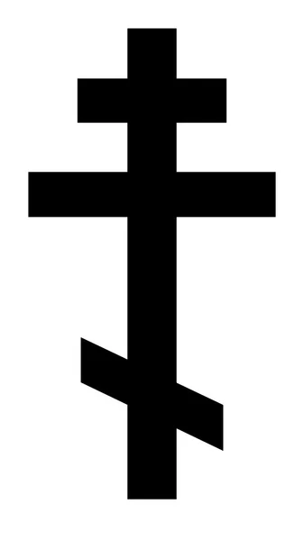 Русский православный крест — стоковое фото