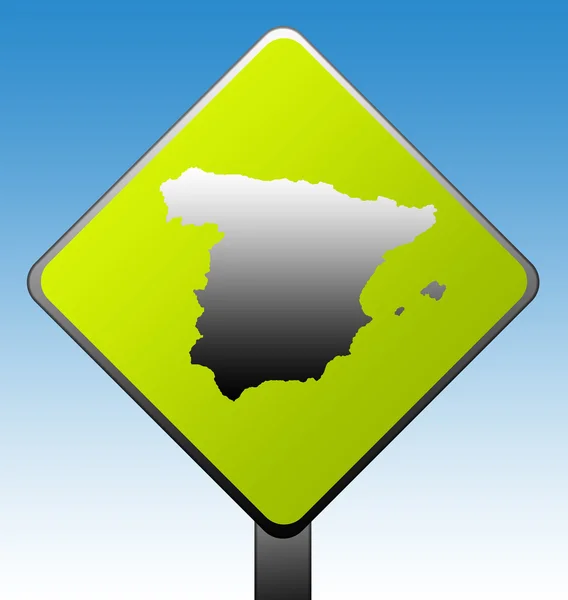 스페인도로 표지판 — 스톡 사진