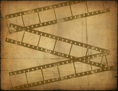 Background image with filmstrip clipart