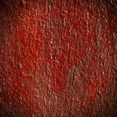 Red paint on a wall clipart