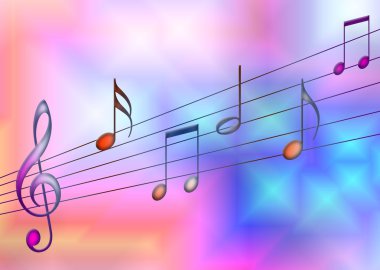 Musical notes clipart