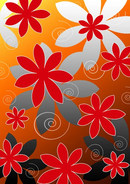 Flowers card — Stockfoto