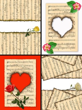 Musical notes. clipart