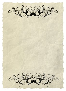 Background - old paper clipart