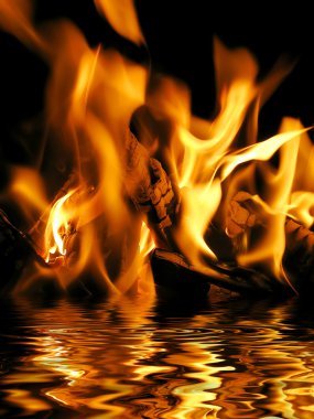 Fire flames clipart