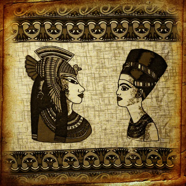 Gamla egyptiska papyrus — Stockfoto