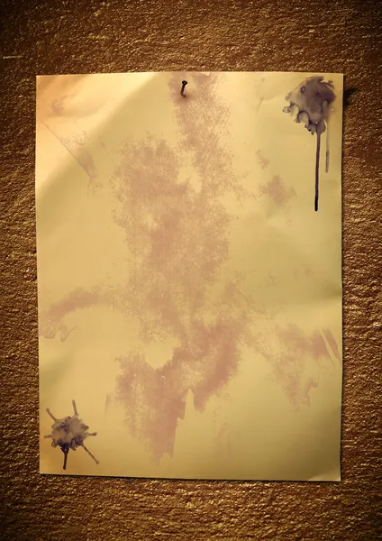 Paper with stains and blots — Stock Photo, Image