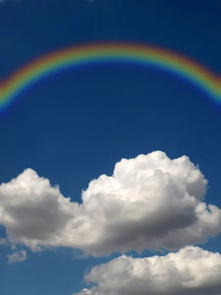 Rainbow a mrak — Stock fotografie