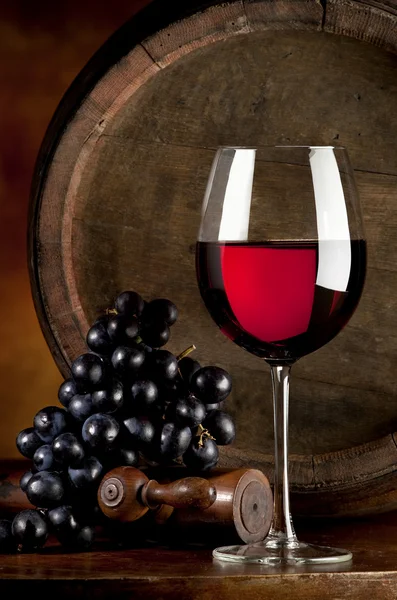 Still life with red wine Stock Image