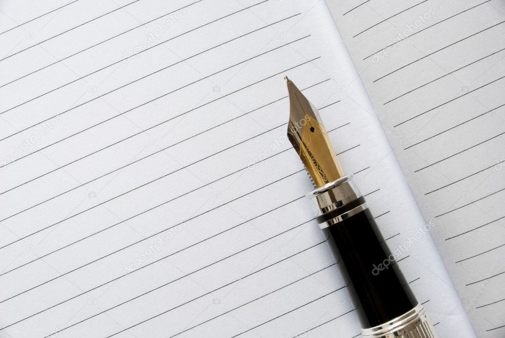 Fountain pen and diary — Stock Photo © Marsel82 2856660