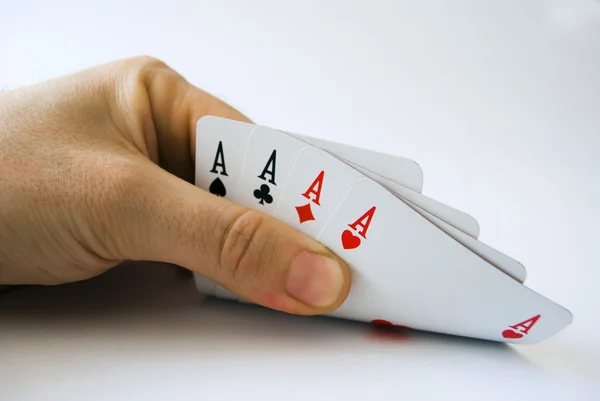 Poker Ace 's — Stockfoto