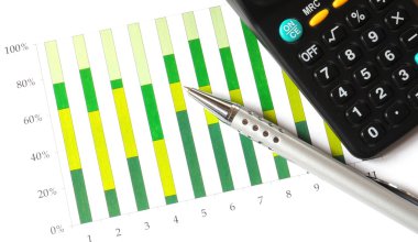 Analyzing a chart clipart