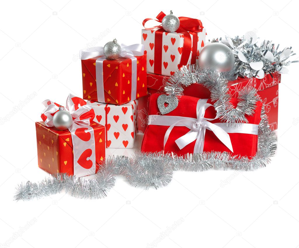 Christmas red gifts