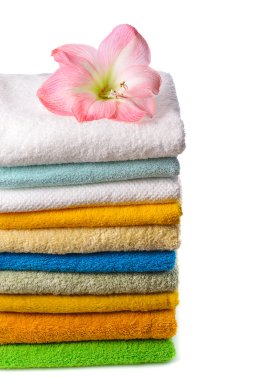 Stack of towels clipart