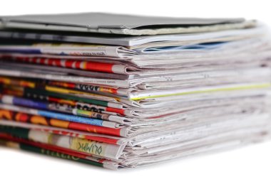 Stack of newspaper clipart