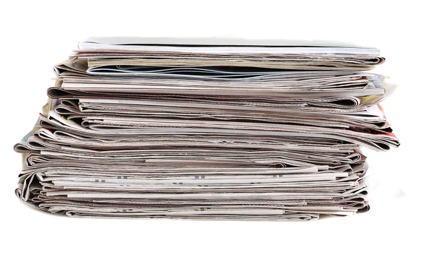 Stack of newspaper — Stock Photo, Image