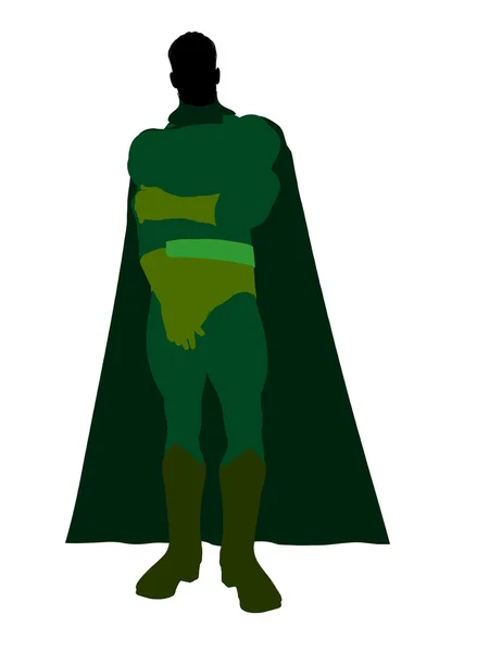 stock image Male Super Hero Illustration Silhouette