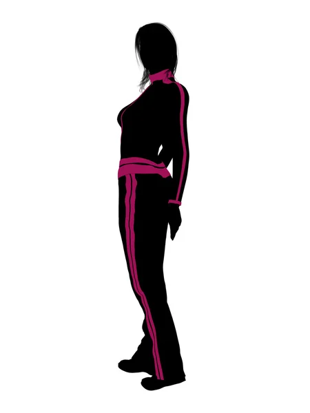 stock image Female Workout Silhouette