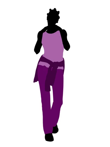 stock image African American Woman Illustration Silhouette