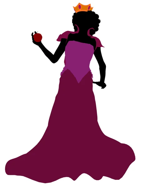 stock image Evil Queen Silhouette Illustration