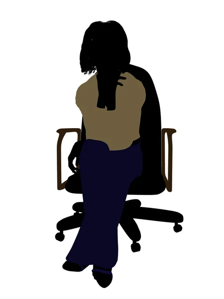 Stock image Female Office Illustration Silhouette