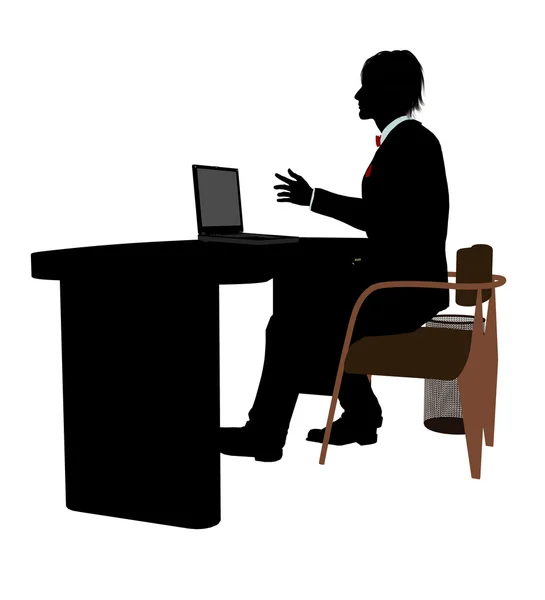 stock image Male Business Silhouette