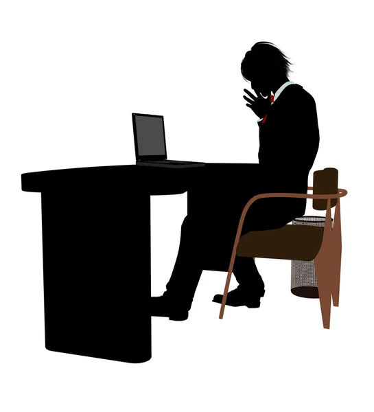 stock image Male Business Silhouette