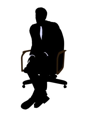 bir sandalyede oturan bir takım elbise giyen erkek