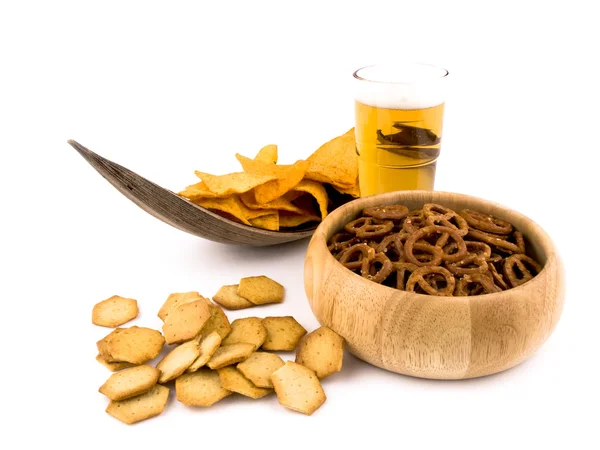 Unhealthy snack composition — Stock Photo, Image