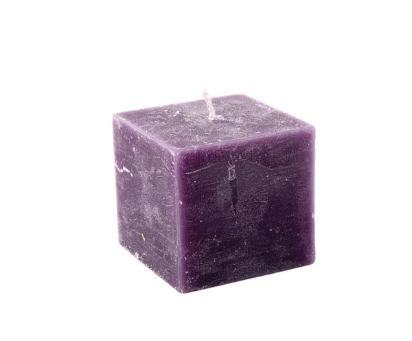 紫のロウソク — ストック写真