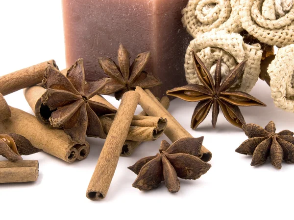 Aromatic brown composition — Stock Photo, Image