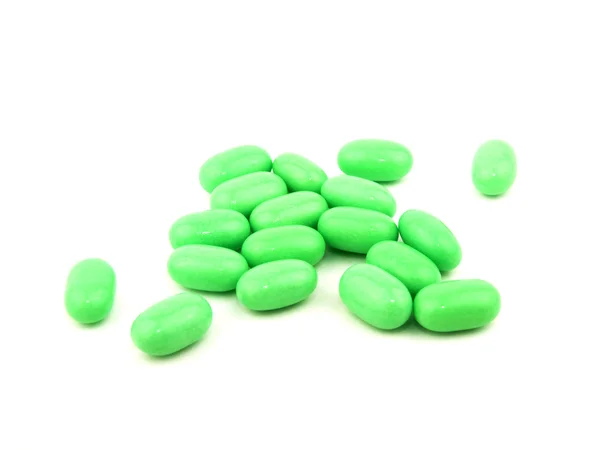 Zelené bonbony — Stock fotografie