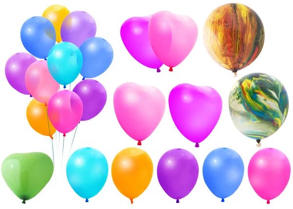 Färgade ballonger — Stockfoto
