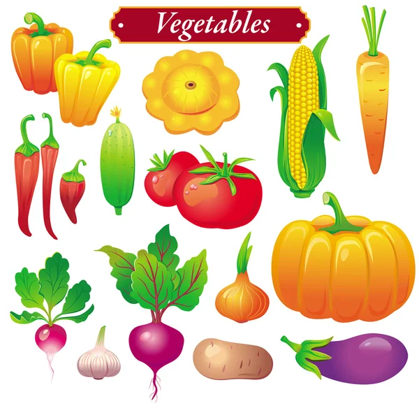 Grönsaker — Stock vektor