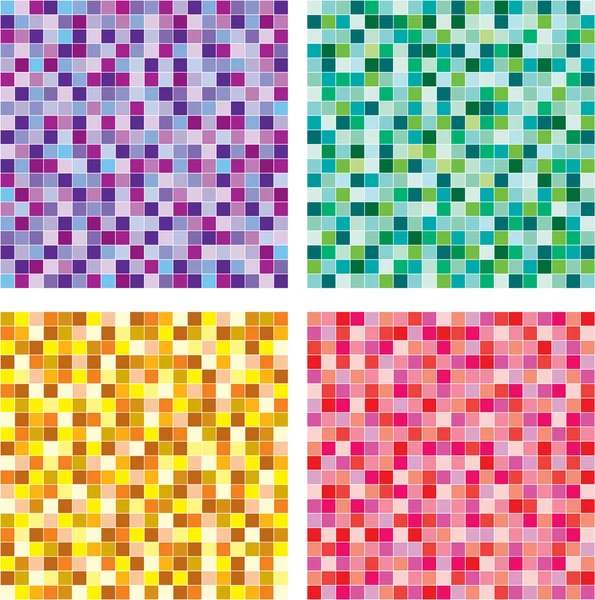 Vector seamless of mosaic pattern — Stock Vector