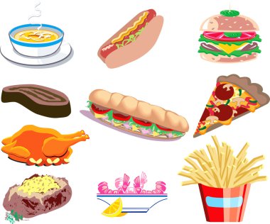 Food Icons clipart