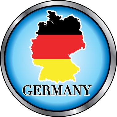 Germany Round Button clipart