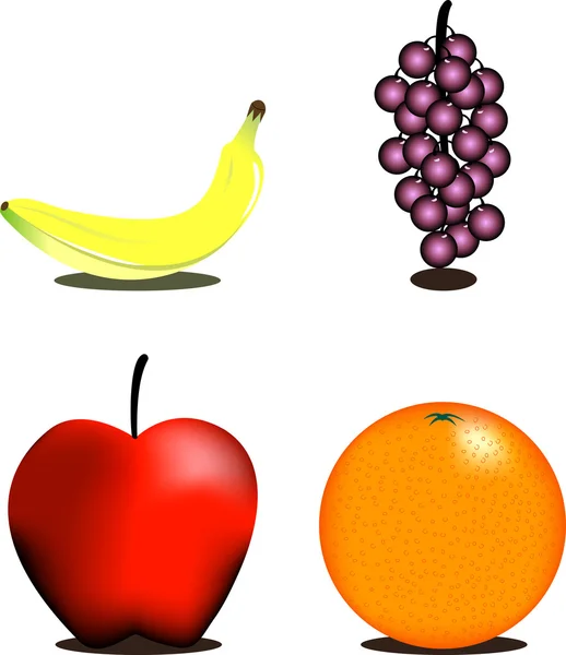 Fruta 1 — Vetor de Stock