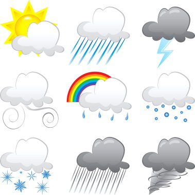 Cloud Icons clipart