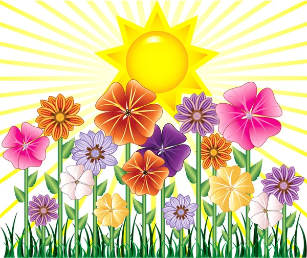Jour du printemps — Image vectorielle