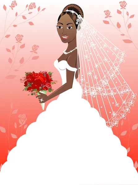 Robe de mariée 4 — Image vectorielle