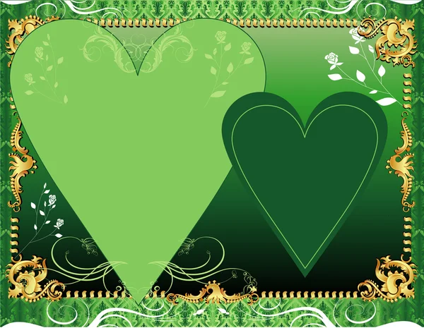 Green Template — Stock Vector