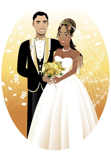 Newly Weds 3 — Stock Vector
