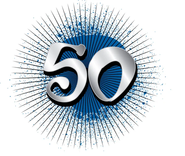 50º cumpleaños o aniversario —  Fotos de Stock