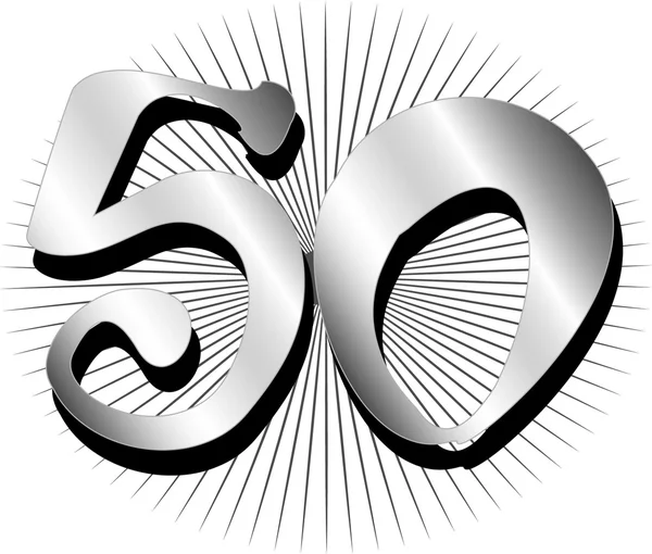 50. Geburtstag oder Jubiläum — Stockfoto