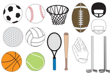 Sports Icons clipart