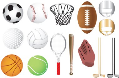 Sports Icons clipart