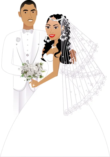 Mariée marié 5 — Image vectorielle